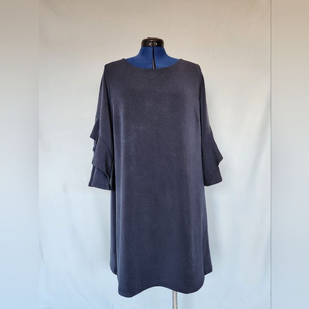 Skies Are Blue Shift midi dress